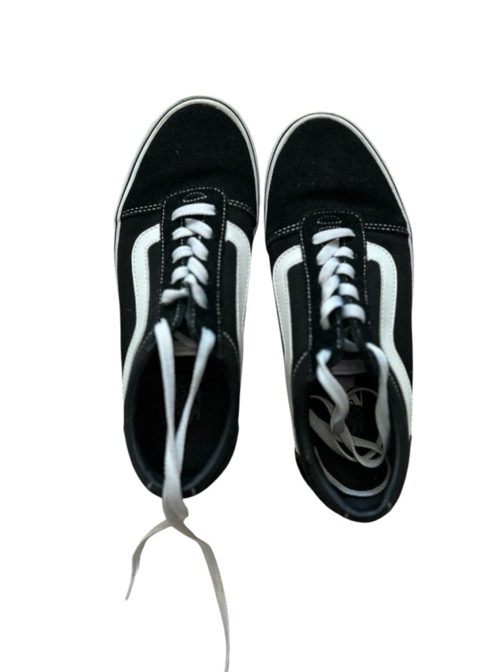 Vans Black & White Women's Low-Top Skate Sneakers